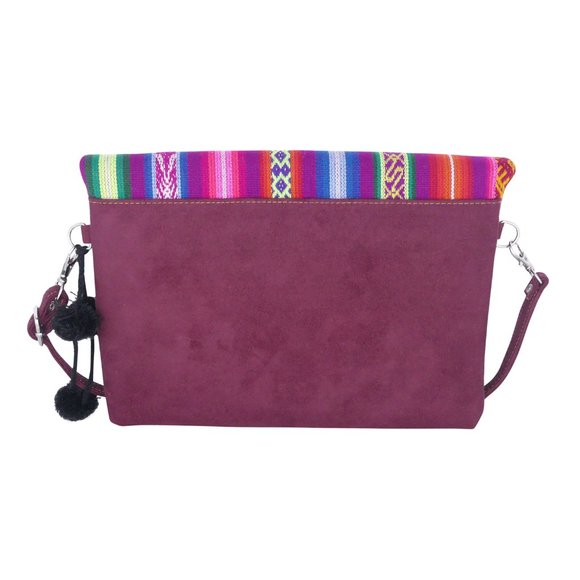 Handmade Peruvian large crossbody purse - Picture 2 of 3